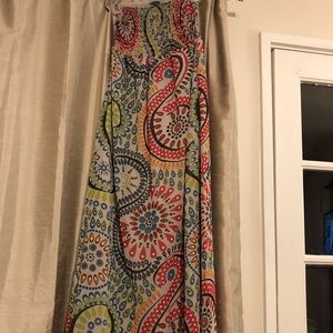 Maxi tube top dress